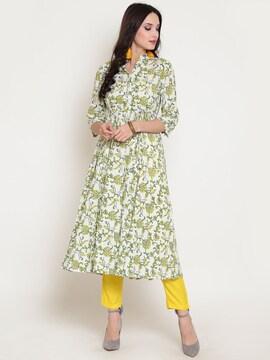 floral anarkali kurta set