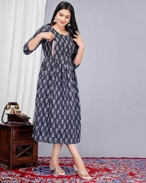 floral anarkali kurta