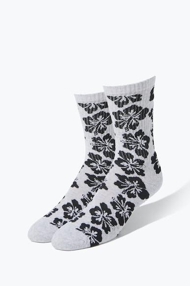 floral ankle socks