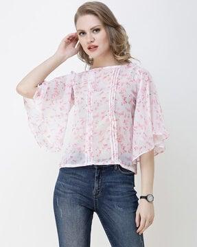 floral blouse