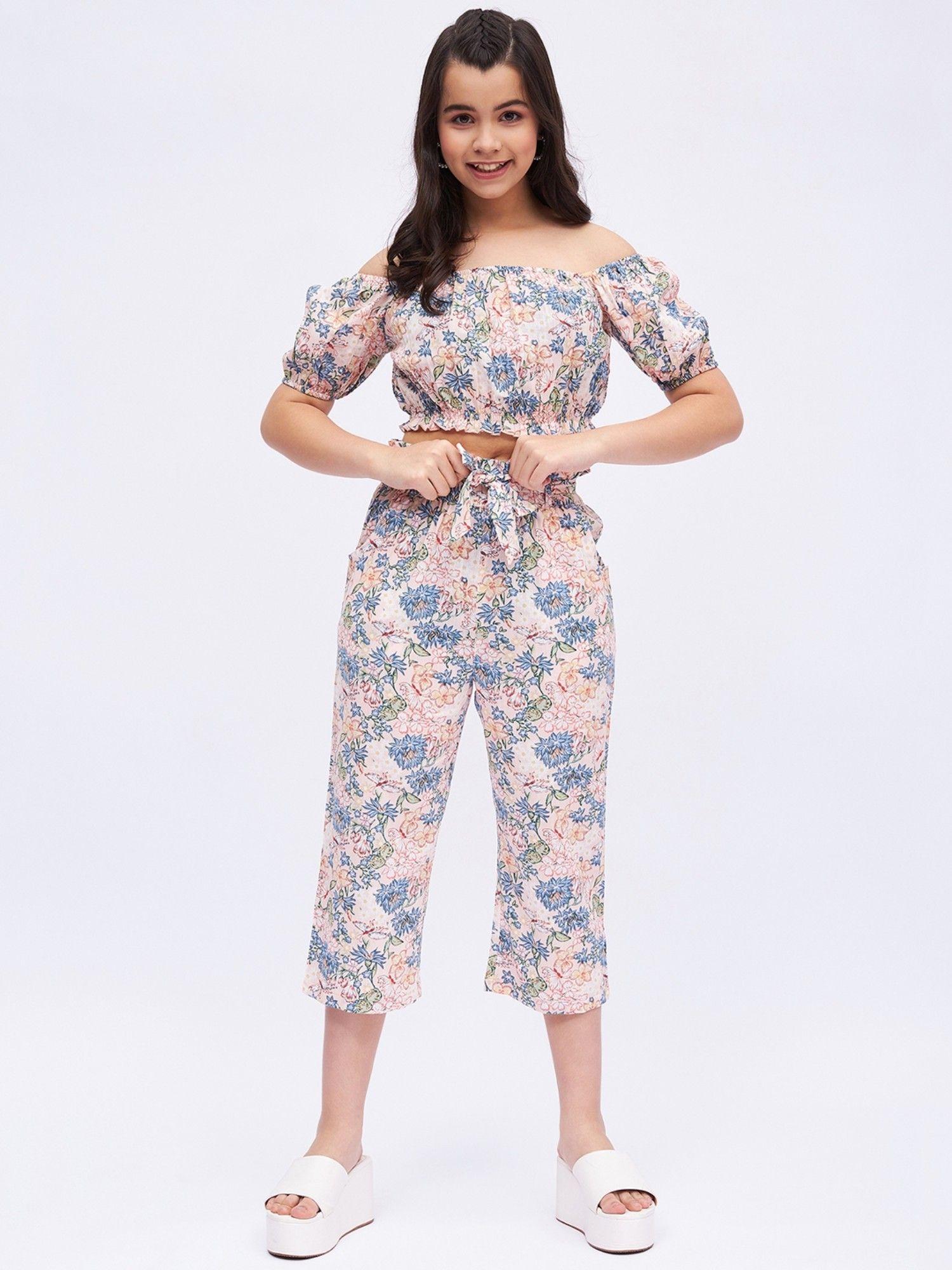 floral co-ord (set of 2)