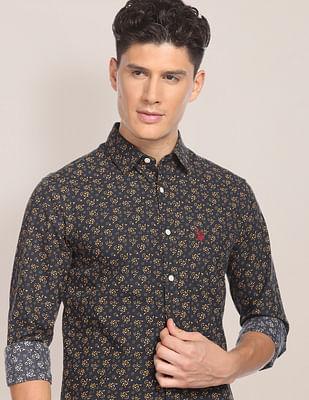 floral cotton shirt