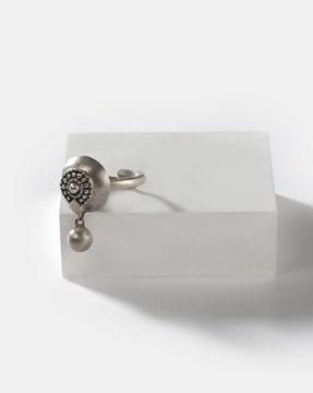 floral-design 925 sterling silver ring