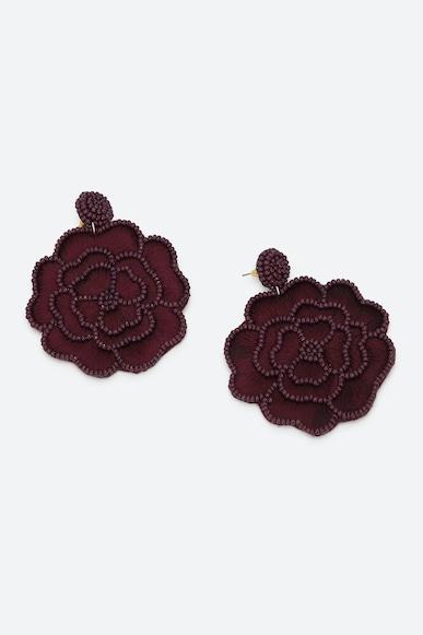 floral earrings