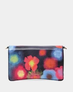 floral flare - clutch sling bag
