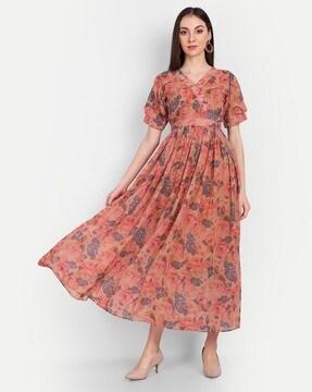 floral gown dress