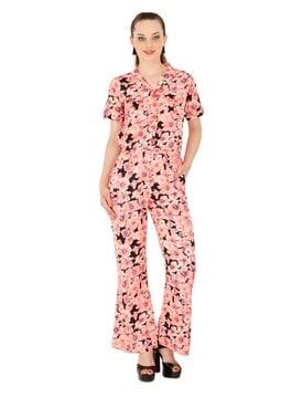 floral jumpsuit