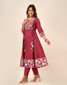 floral kurta set