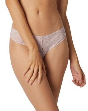 floral lace brazilian panties