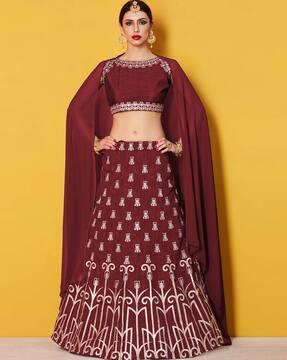 floral lehenga choli set with dupatta