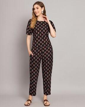 floral pant-suit set