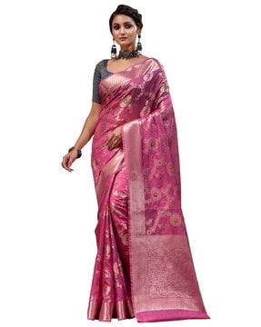 floral pattern georgette saree