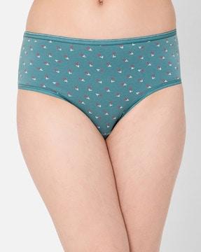 floral pattern hipster panties