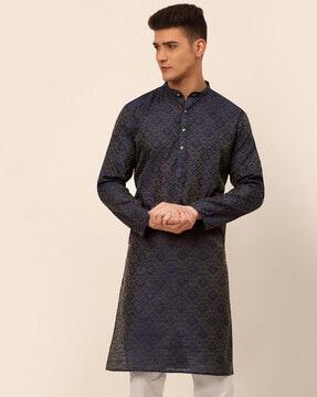 floral pattern long kurta