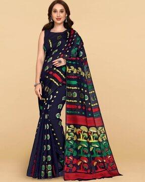 floral pattern saree