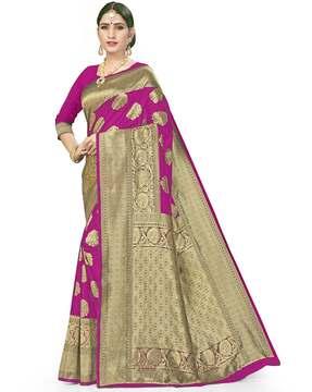 floral pattern saree