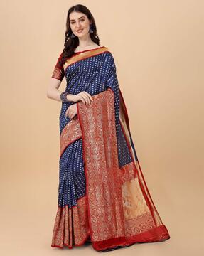 floral pattern saree