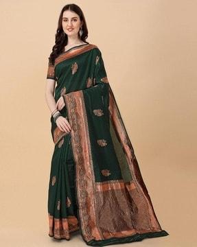 floral pattern saree