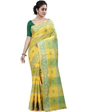 floral pattern tant saree