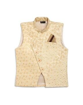 floral pattern waistcoat