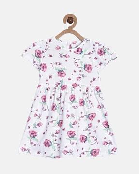 floral print a-line frock