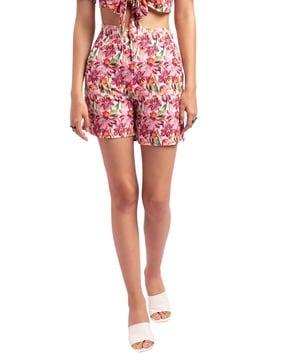 floral print bermuda shorts