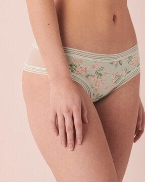 floral print bikini briefs