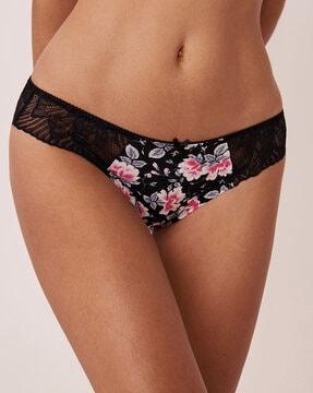 floral print bikini briefs