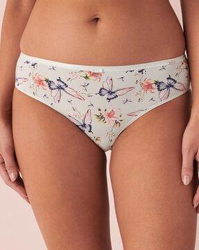 floral print bikini briefs