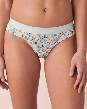 floral print bikini briefs