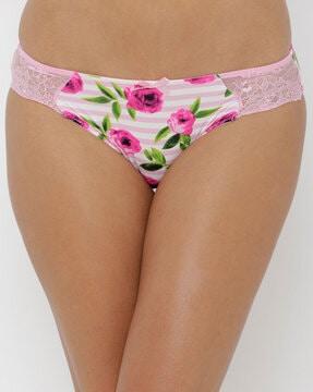 floral print bikini panties