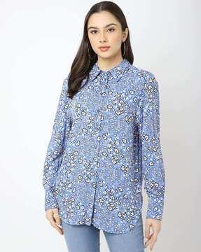 floral print blouse shirt