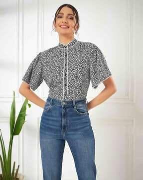 floral print blouse shirt