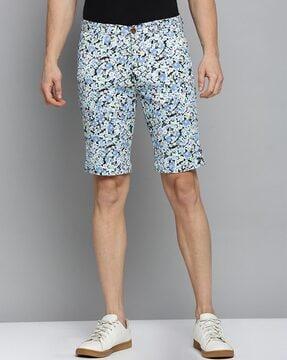 floral print city shorts