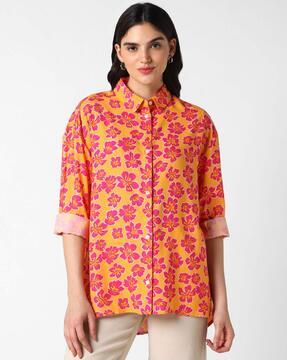 floral print classic shirts