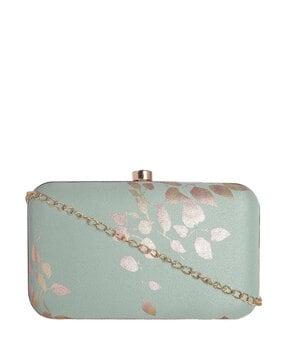 floral print clutch