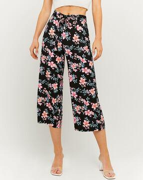 floral print culottes