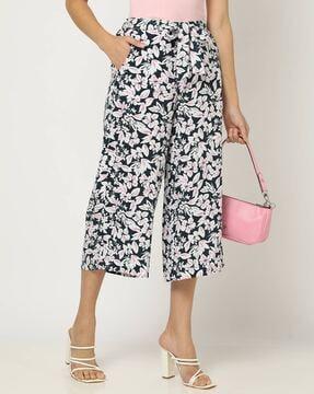 floral print culottes