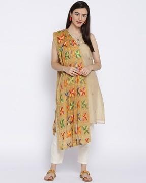 floral print dupatta