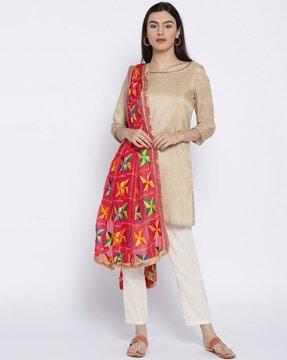 floral print dupatta