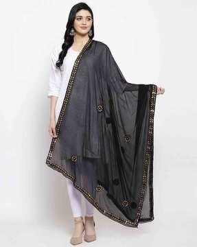 floral print dupatta