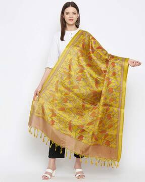 floral print dupatta