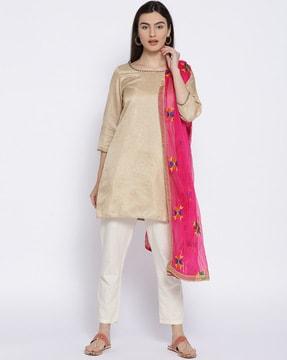 floral print dupatta