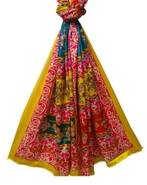 floral print dupatta