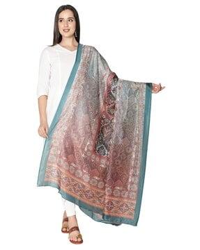 floral print dupatta