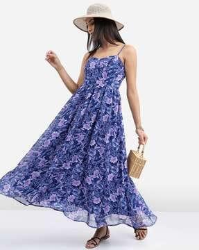 floral print empire dress