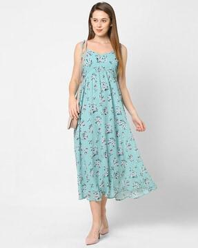 floral print empire dress
