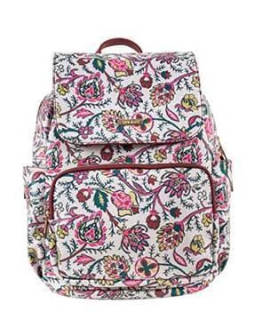 floral print everyday backpack