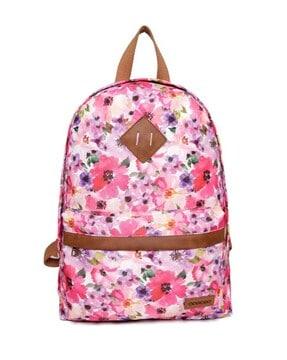 floral print everyday backpack
