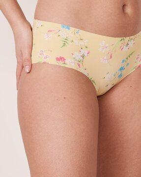 floral print hipster panties with elasticated waist